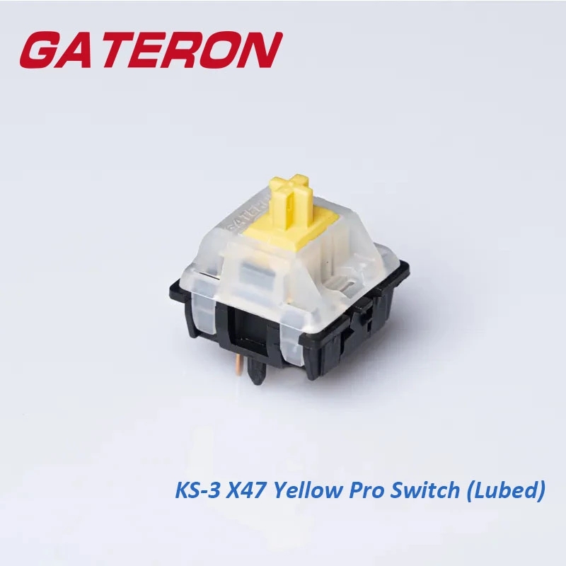 Pc Gaming Yellow - Gateron Milky Top Black Bottom Yellow