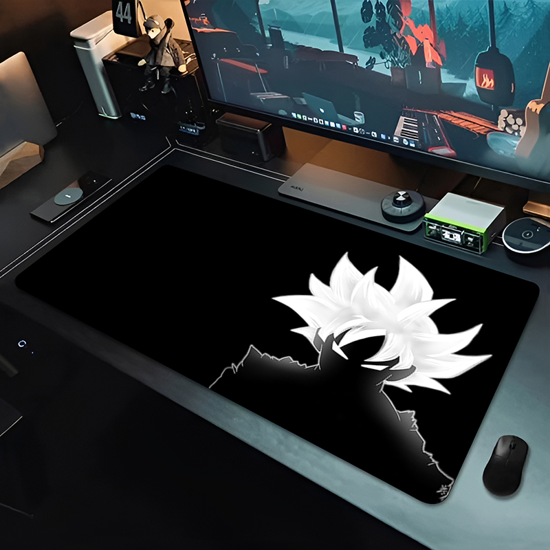 Pc Gaming Lounge - DBZ Black Anime Mouse Pad Dragon