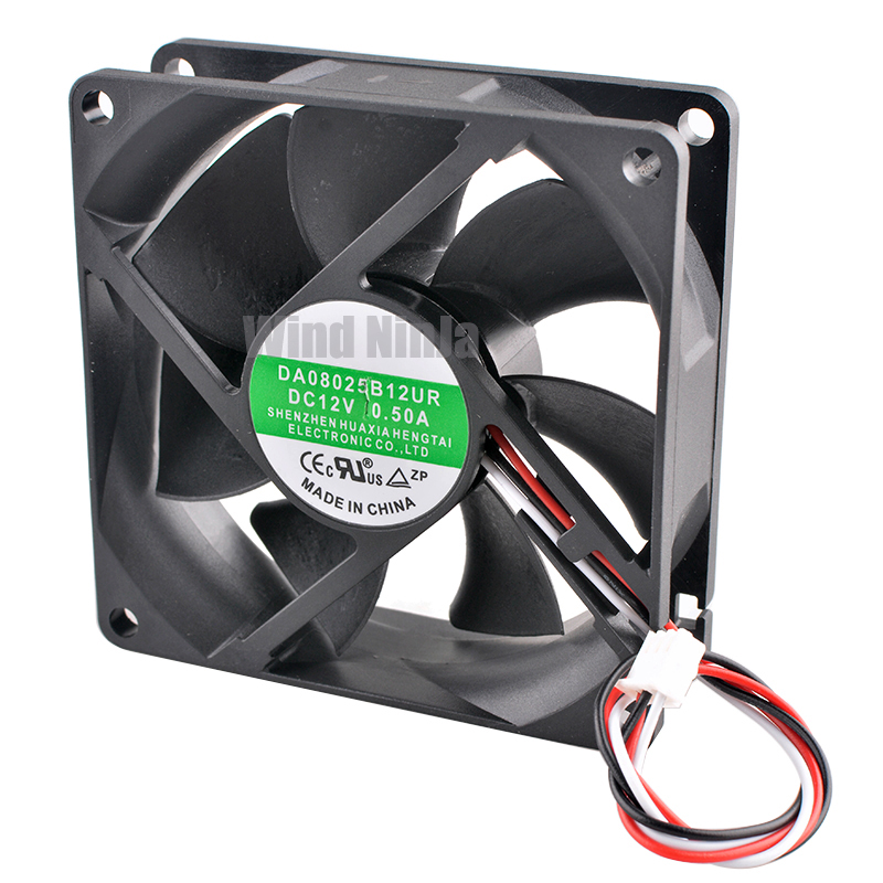 Pc Case Fan - 8cm Dual Ball Bearing Cooling Fan