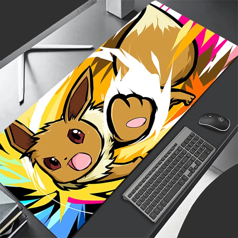 Pc Gaming Lounge - P-Pokemon Eevee Anime Gaming Mouse Pad,