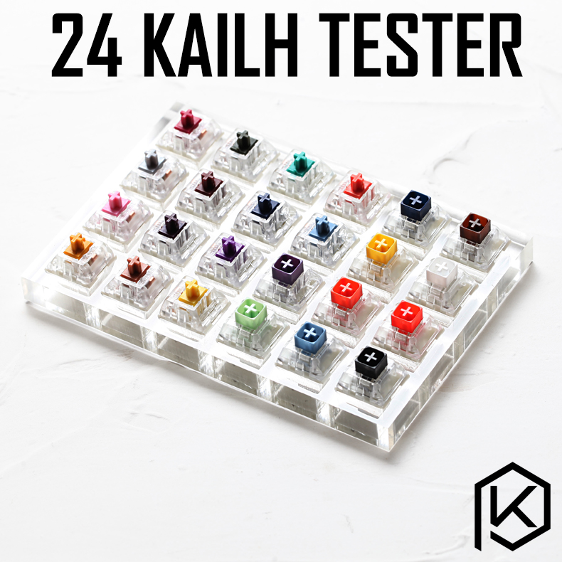 Pc Gaming Yellow - 24 switch switches tester with acrylic