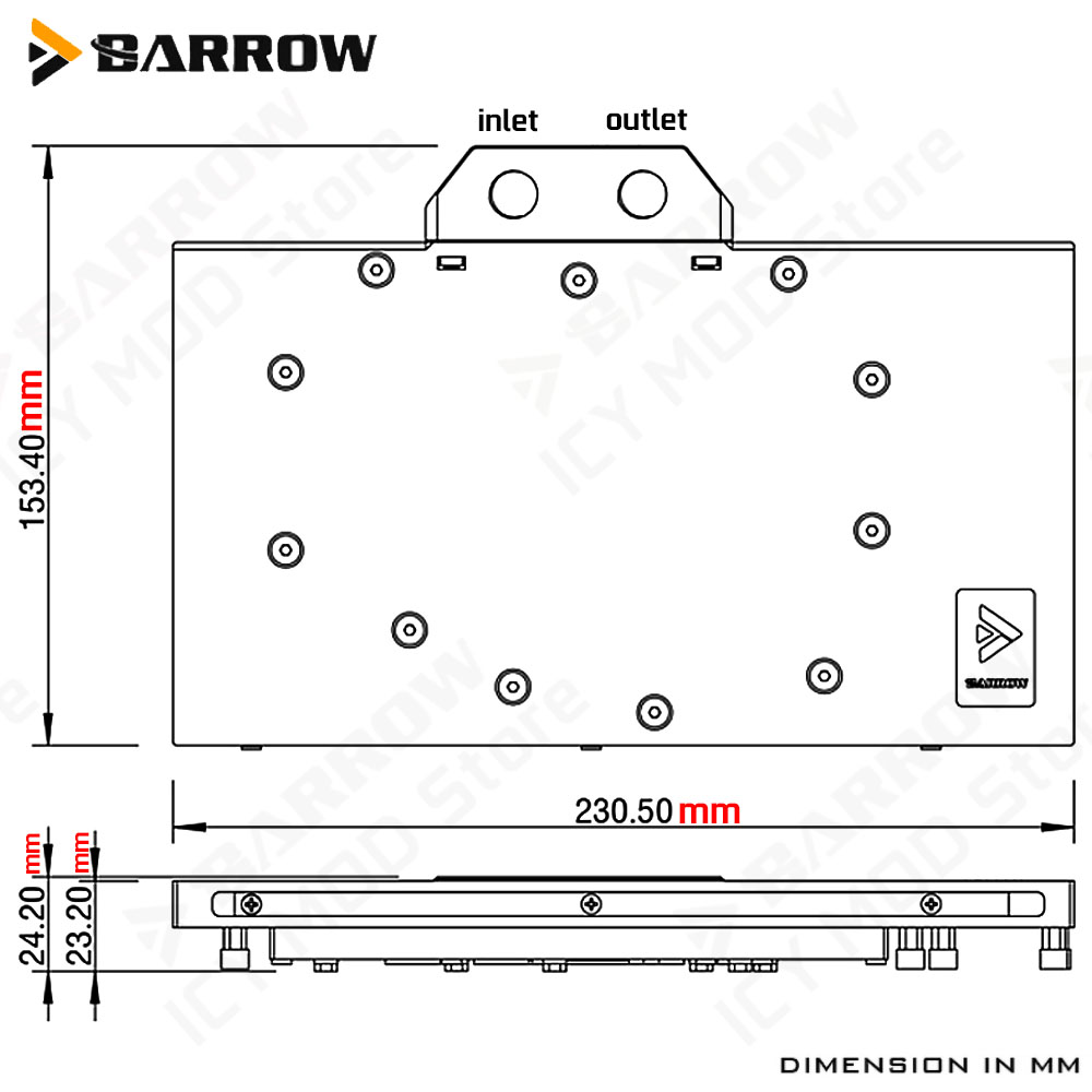 Barrow VGA Water Block for Gig - огляд і ціна Pc Gaming Rtx 5090