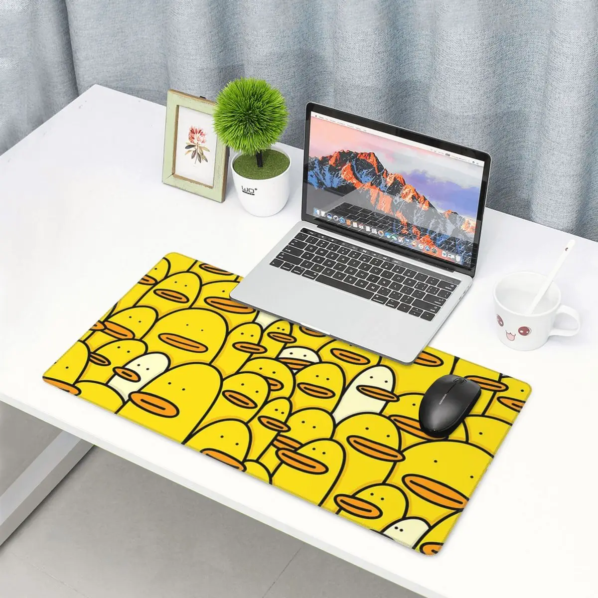 Large Mouse Pad Cartoon Yellow - огляд і ціна Pc Gaming Yellow