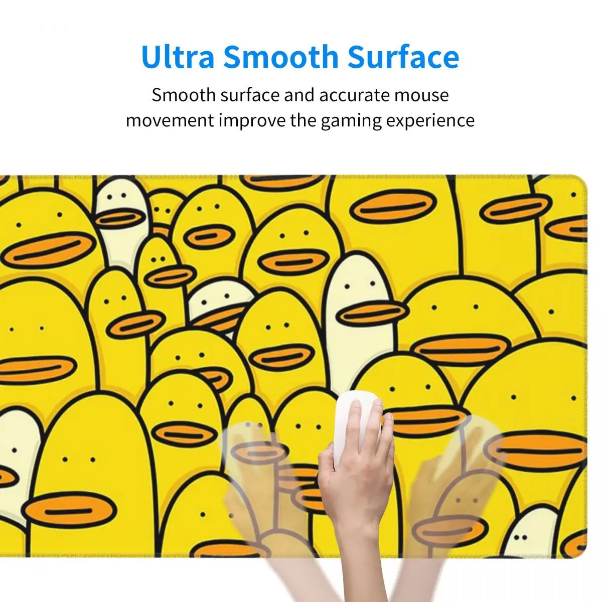 Large Mouse Pad Cartoon Yellow - огляд і ціна Pc Gaming Yellow