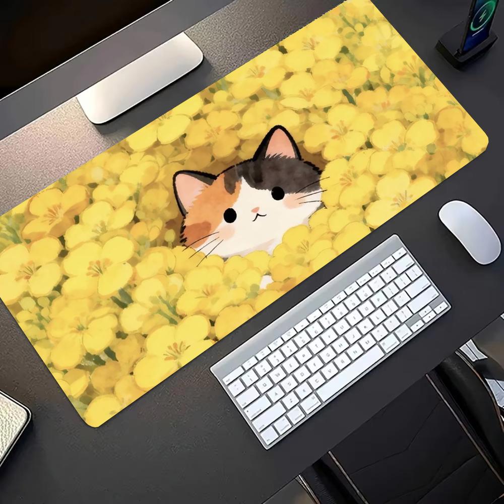 Cute Calico Cat In Yellow Flow - огляд і ціна Pc Gaming Yellow