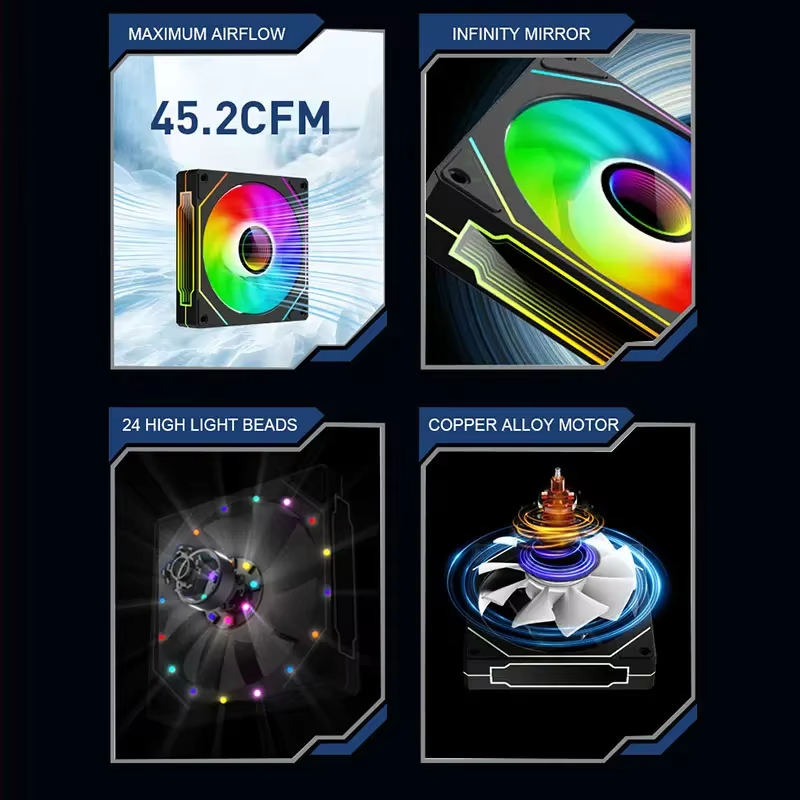 PRISM 4 PRO 120mm PWM ARGB Cas - огляд і ціна Pc Case Fan