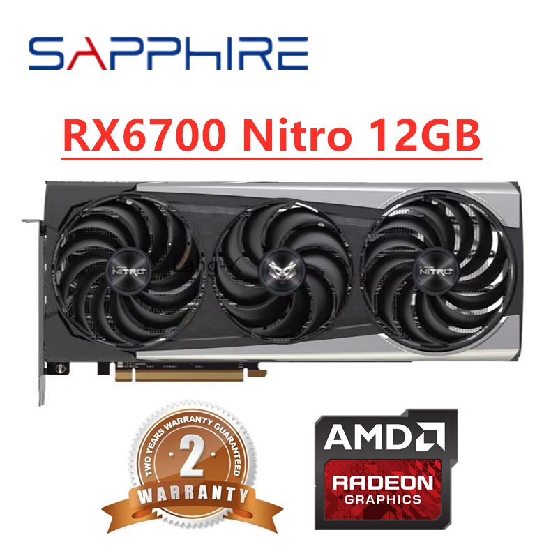 GPU Sapphire RX 6700 XT 6700XT - огляд і ціна Pc Gaming Vr