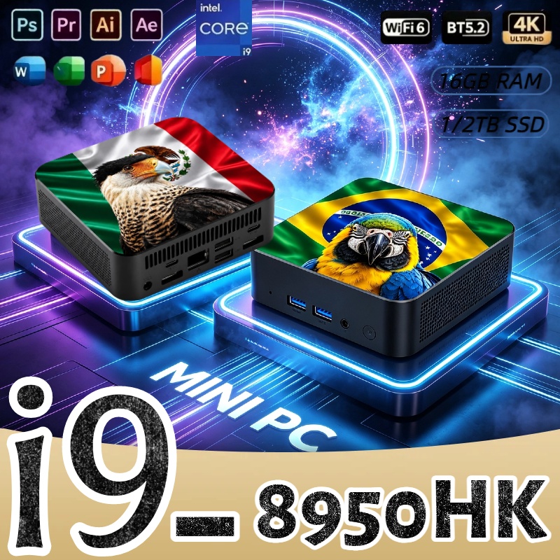Mini PC Core i9-8950HK 16GB RA - огляд і ціна Pc Gaming Laptop