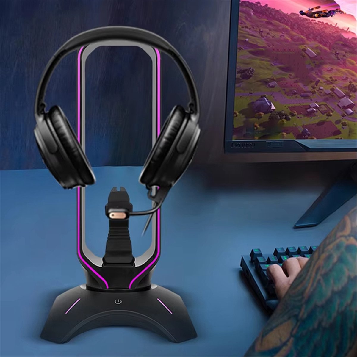Stable- RGB Gaming Headphone S - огляд і ціна Mouse Bungee Holder