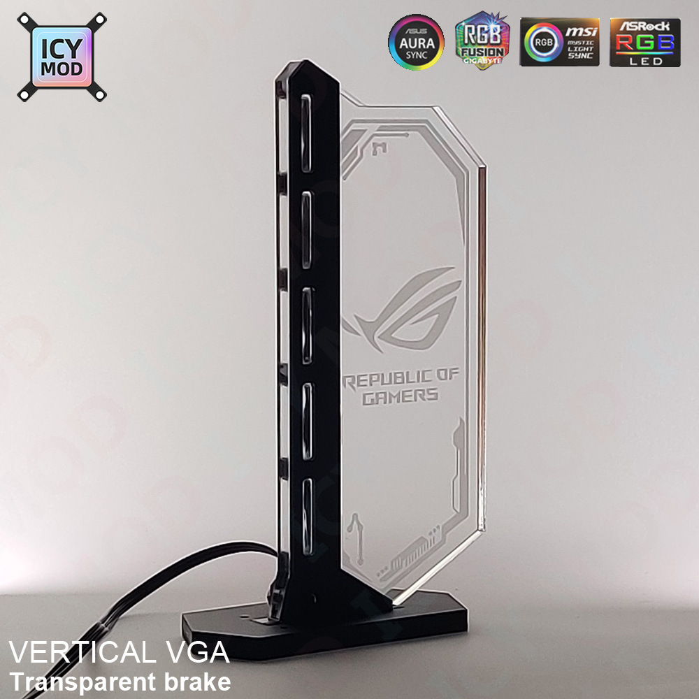 Transparent Vertical GPU Suppo - огляд і ціна Pc Gaming Vr