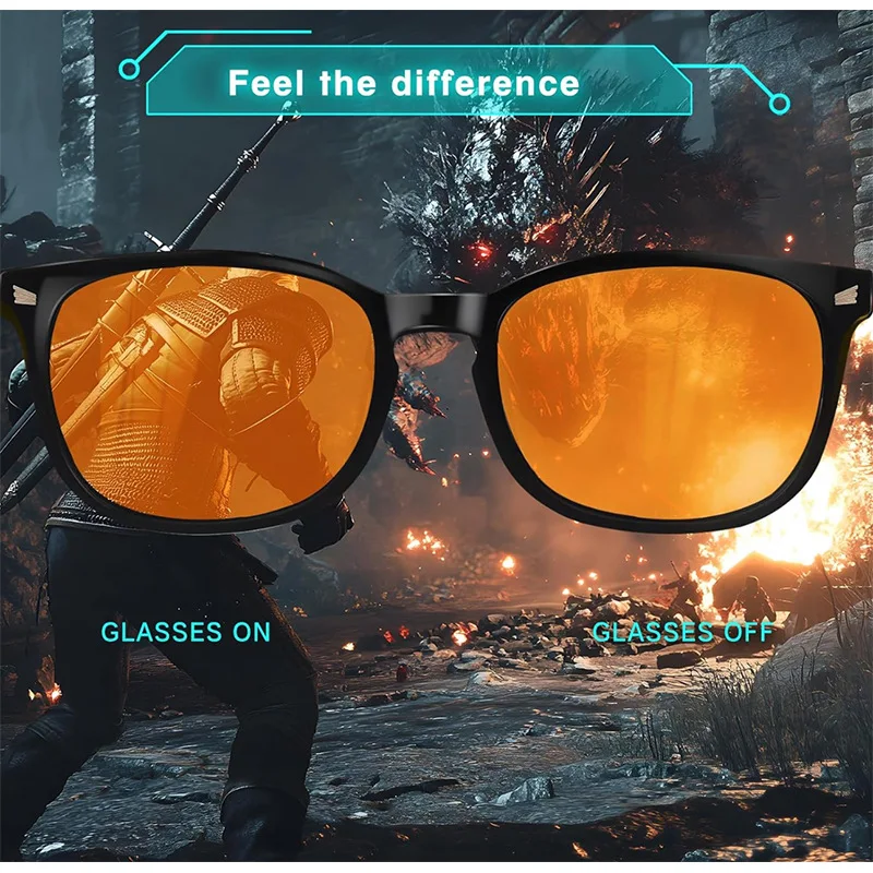 OKH Melatonin Support Glasses  - огляд і ціна Pc Gaming Yellow