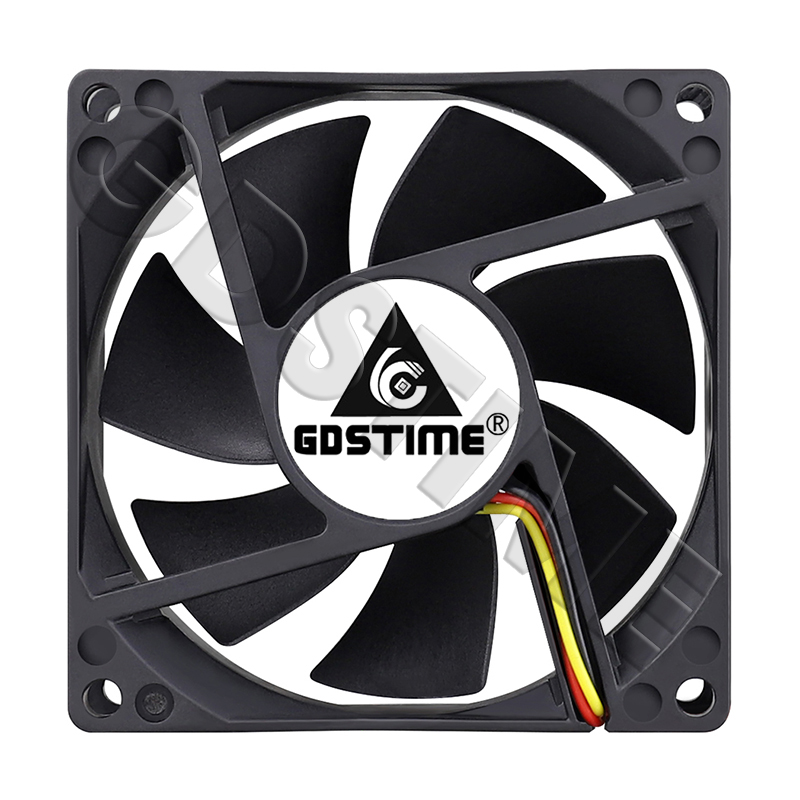 Gdstime DC 5V 12V 24V Fan 80mm - огляд і ціна Pc Case Fan