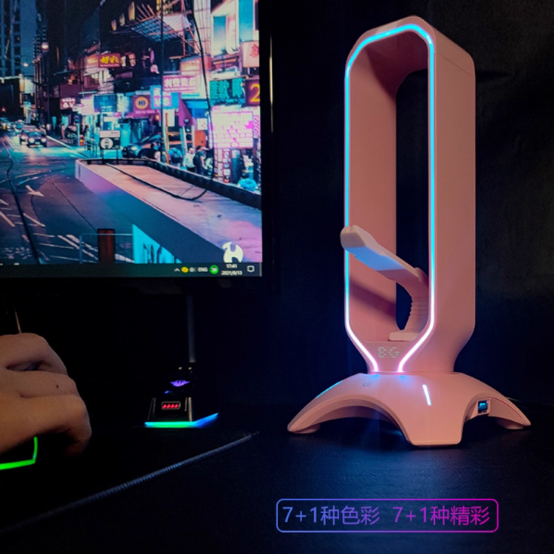 RGB Headset Stand with Mouse B - огляд і ціна Mouse Bungee Holder