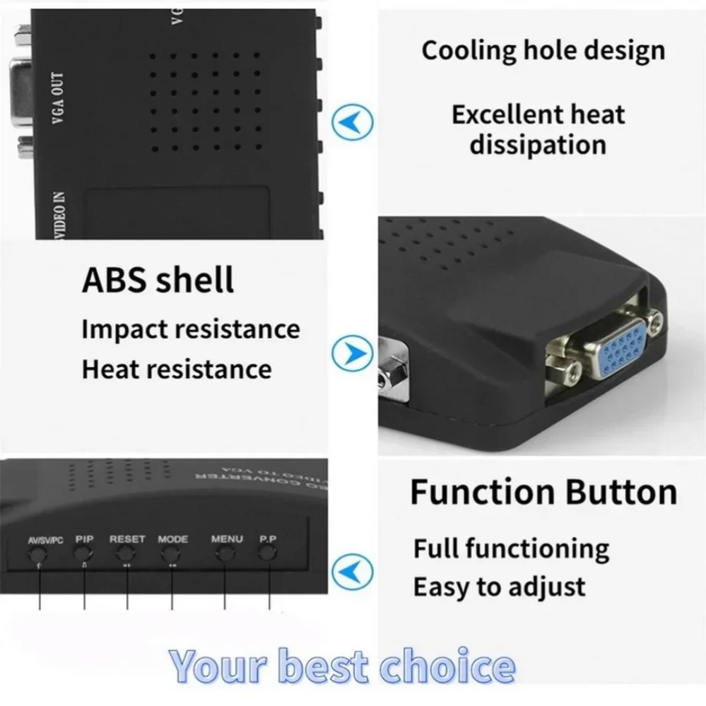 PzzPss BNC S-Video VGA to VGA  - огляд і ціна Pc Gaming Vr