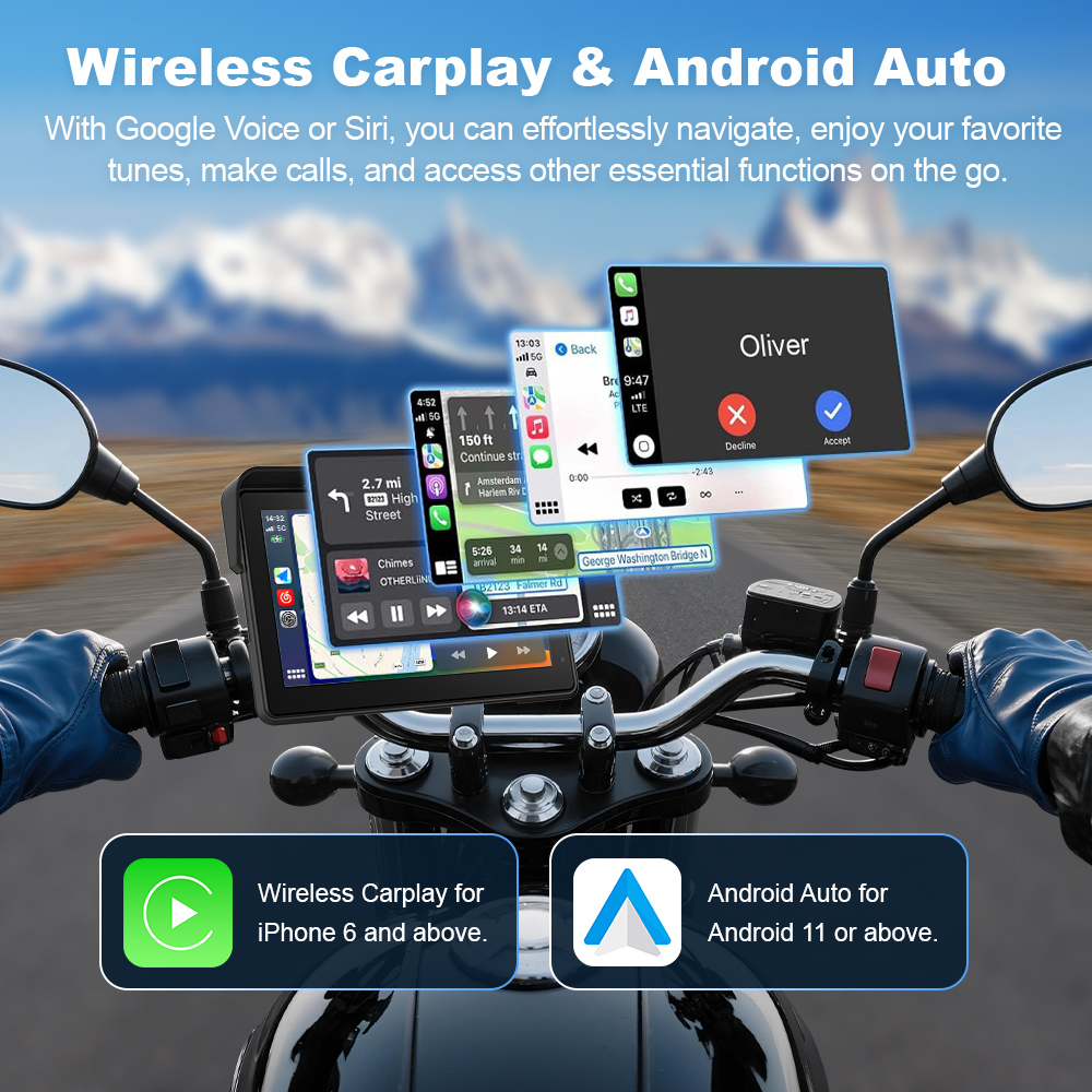BEPOCAM 5/7'' Carplay Motorcyc - огляд і ціна Pc Gaming Vr