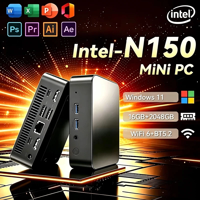 NEW Mini PC Windows 11 Intel N - огляд і ціна Pc Gaming Setup
