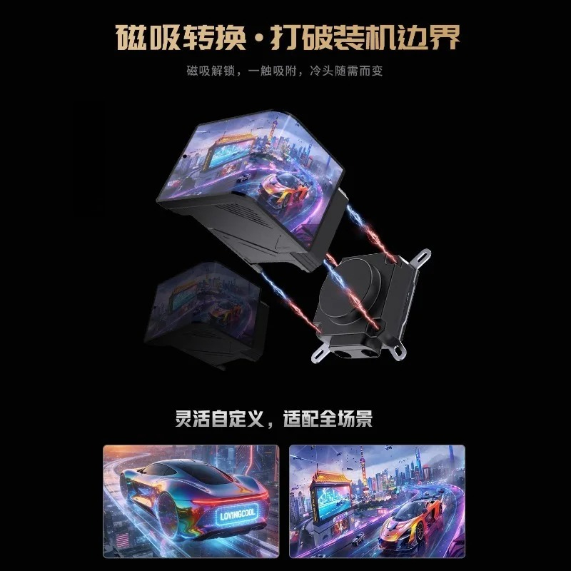 360mm Liquid CPU Cooler with 6 - огляд і ціна Pc Case Fan