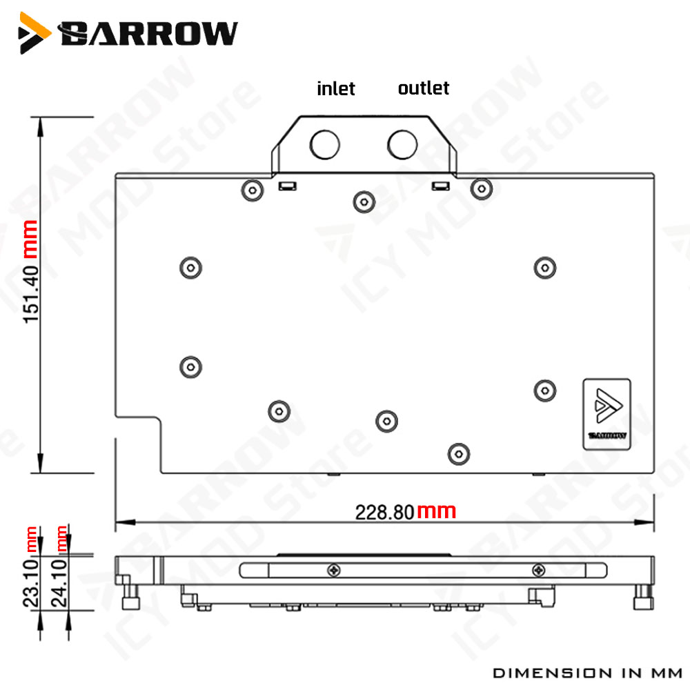 Barrow Display Card Water Cool - огляд і ціна Pc Gaming Rtx 5090