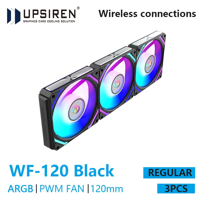 UPSIREN WF-120 ARGB PWM 3PCS C - огляд і ціна Pc Case Fan